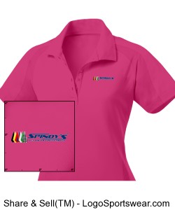Sport-Tek Ladies Dri-Mesh Pro Polo Design Zoom